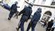 Polizisten vor dem Obersten Gerichtshof in Harare, Simbabwe Polizisten vor dem Obersten Gerichtshof in Harare, Simbabwe