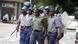 Polizisten in Harare, Simbabwe Polizisten in Harare, Simbabwe