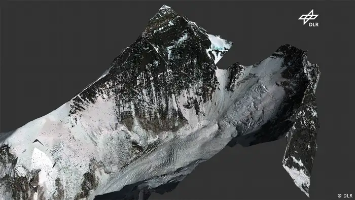 3D-Modell des Mount Everest
