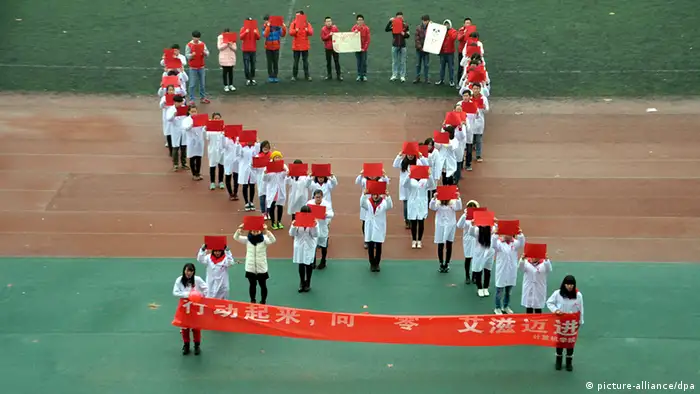 AIDS Day at Liaocheng China Welt AIDS Tag