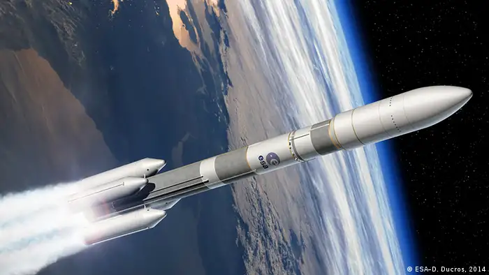 Raumfahrt ESA Entwurf von Ariane 6 Rakete