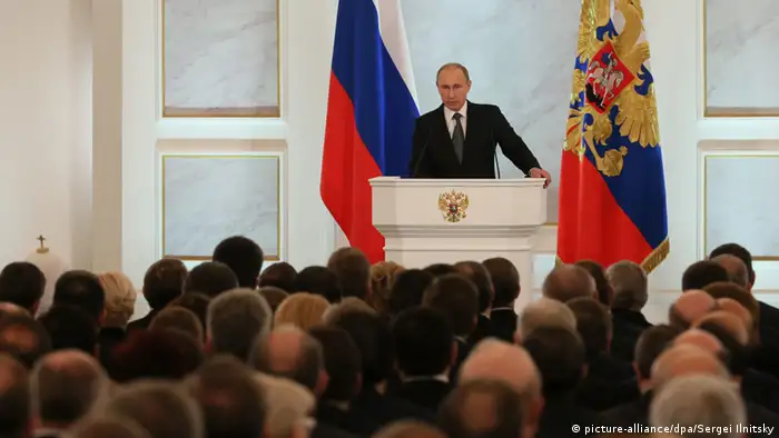 Wladimir Putin Rede an die Nation 4.12. Russland Moskau