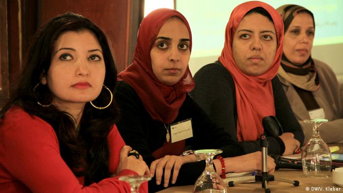 Konferenz für ägyptische Journalistinnen in Kairo, Ägypten, 30.11.2014 (Foto: DW/Viktoria Kleber).