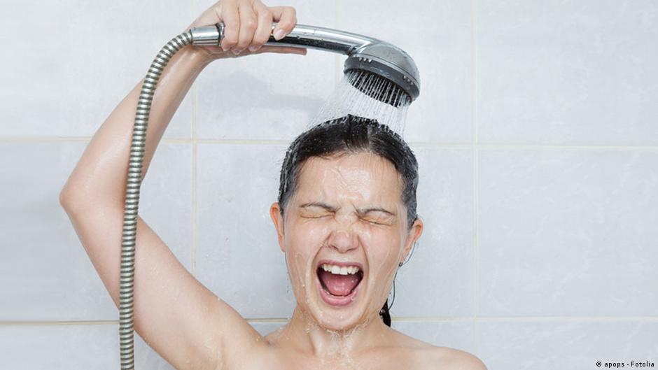 Facial man protein showering