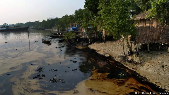 Ölteppich bedroht Weltnaturerbe in Bangladesch