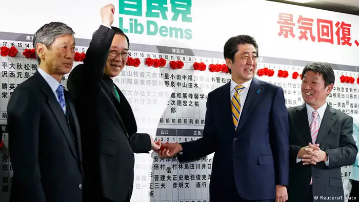Shinzo Abe Parlamentswahl in Japan