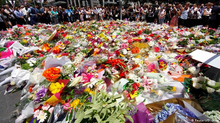 Australien Trauer nach der Geiselnahme in Sydney 16.12.2014