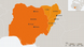 Karte Nigeria Deutsch/Englisch Karte Nigeria Deutsch/Englisch