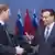 Serbien Premierminster Treffen in Belgrad Li Keqiang China und Miro Cerar