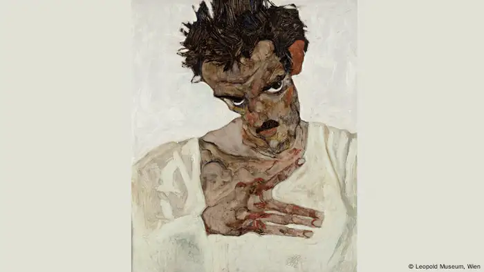 Selbstbildnis mit gesenktem Kopf (Egon Schiele)