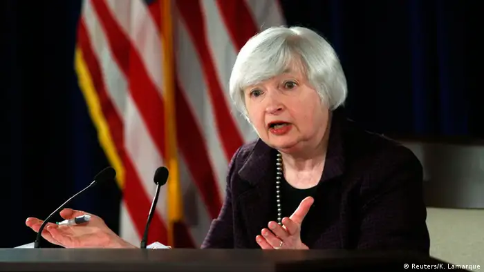 US-Notenbank-Chefin Yellen 17.12.2014 (Reuters/K. Lamarque)