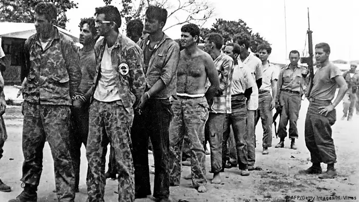 Gefangene nach der versuchten Invasion in der Schweinebucht