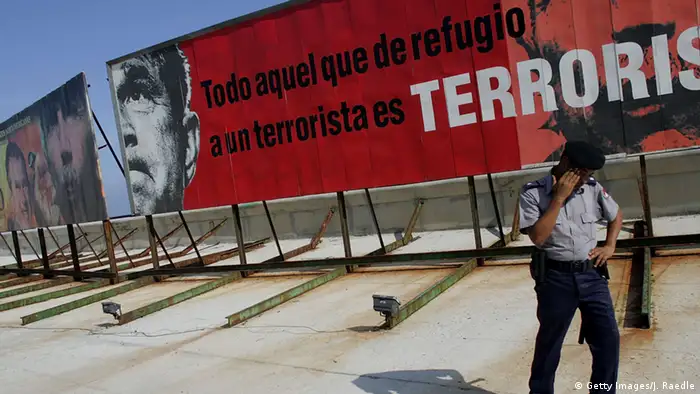 George W. Bush auf einem Schmäh-Plakat in Havanna 