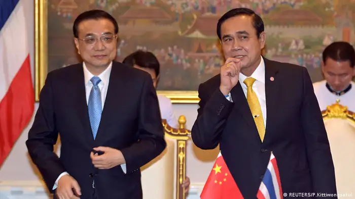 Li Keqiang Premierminister China zu Besuch in Thailand bei Prayuth Chan-ocha