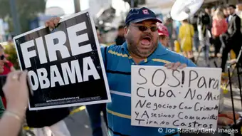 Reaktionen von Exilkubanern in Miami auf die Annäherung von USA und Kuba