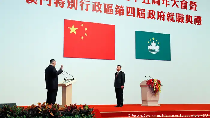 Xi Jinping in Macao 20.12.2014