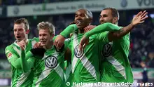 Fußball 1. Bundesliga Wolfsburg - Köln
