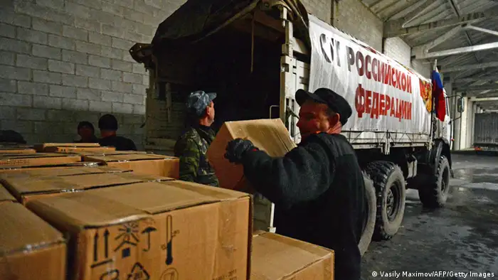 Russische Hilfsgüter für die Ostukraine 12.12.2014