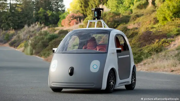 Selbstgesteuertes Auto Test von Google
