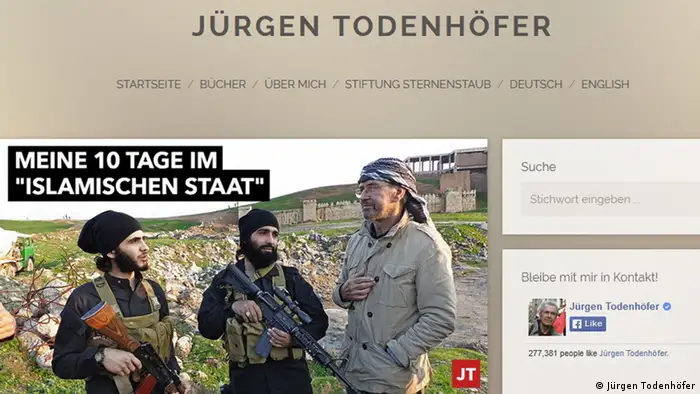 Screenshot Homepage Jürgen Todenhöfer