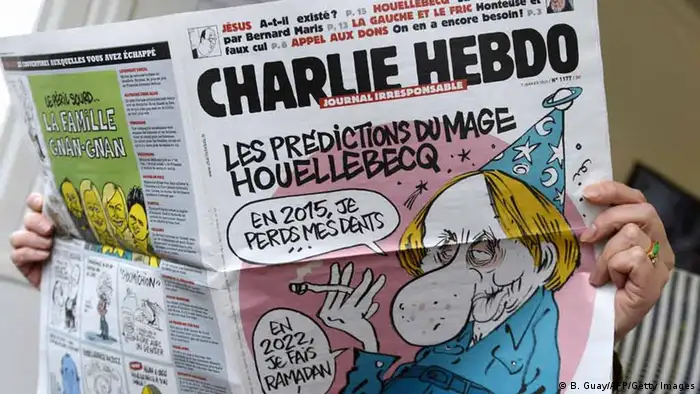 Charlie Hebdo Satiremagazin Cover vom 7. Januar