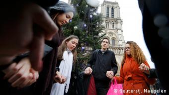 Anschlag auf Charlie Hebdo - Schweigeminute in Paris