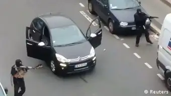 Standbild Amateurvideo Charlie Hebdo Terrorangriff
