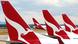 Qantas airplanes parked at an airport Qantas airplanes parked at an airport