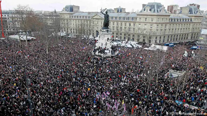 Frankreich Solidaritätsmarsch 11.01.2014