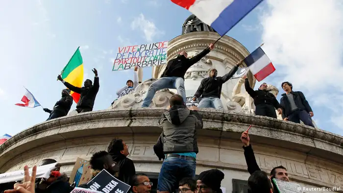 Trauermarsch in Paris 11.1.2015