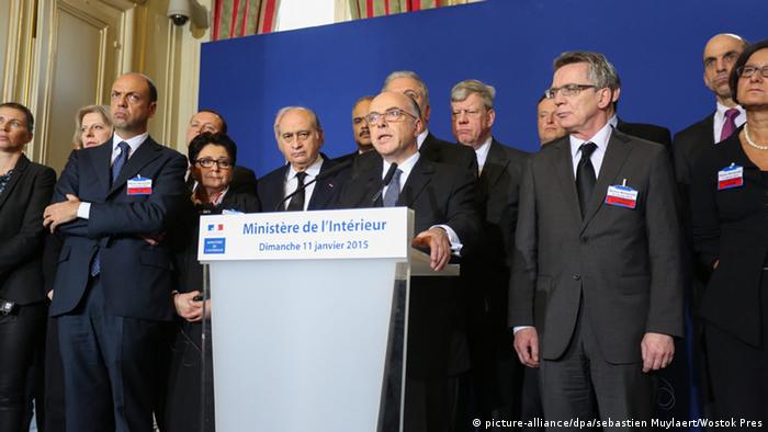 Innenministertreffen Paris (Foto: dpa)
