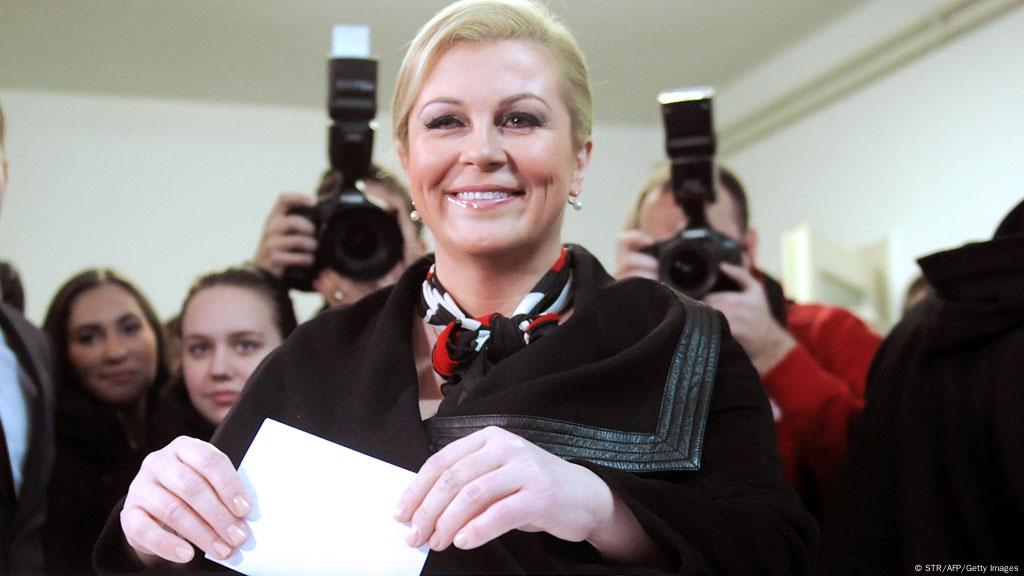 Kolinda Grabar Kitarovic Is Croatia S First Female President Elect News Dw 11 01 2015