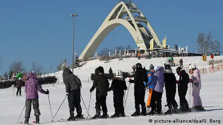 Deutschland Wintersport Wintersportgebiet Kälte in Winterberg