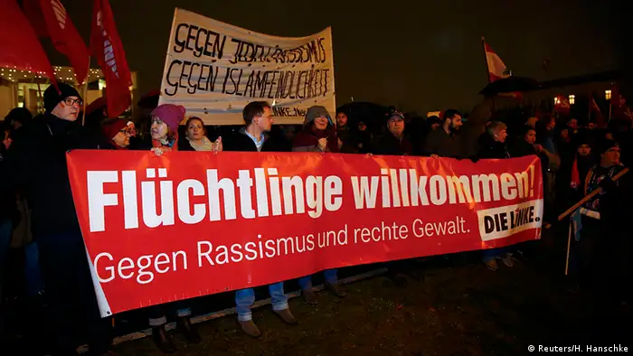 Deutschland Demonstration gegen BAERGIDA in Berlin