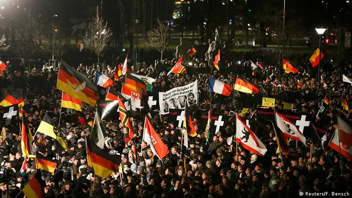 Deutschland PEGIDA Demonstration in Dresden