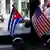 US, Cuban flags