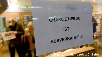 Charlie Hebdo - Verkaufsstart in Deutschland 17.01.2015
