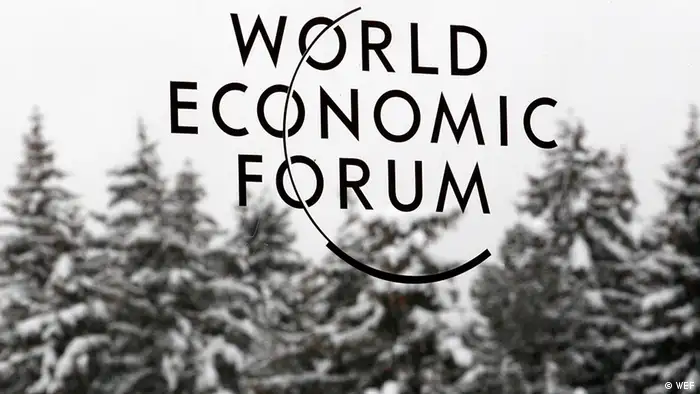 Schweiz Weltwirtschaftsforum in Davos 2015 Logo