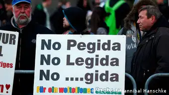 Anti Legida und Pegida Demonstration in Leipzig 21.01.2015