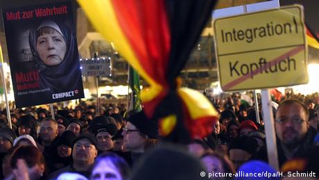 Legida Demonstration in Leipzig 21.01.2015