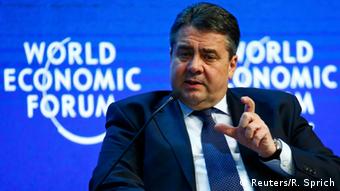 Sigmar Gabriel in Davos
