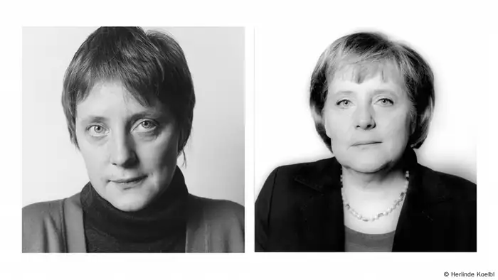 Merkel-Fotografie von Herlinde Koelbl im Rahmen der Serie Spuren der Macht. (Herlinde Koelbl)