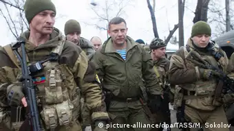 Alexander Sachartschenko Separatistenführer 22.01.2015 Donezk
