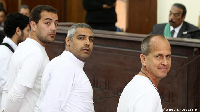 Inhaftierte Al-Dschasira-Reporter vor Gericht Peter Greste