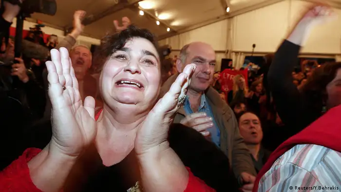 Griechenland Wahlen 2015 Jubel bei Syriza