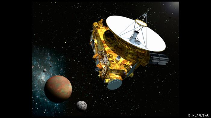 Pluto New Horizons Illustration