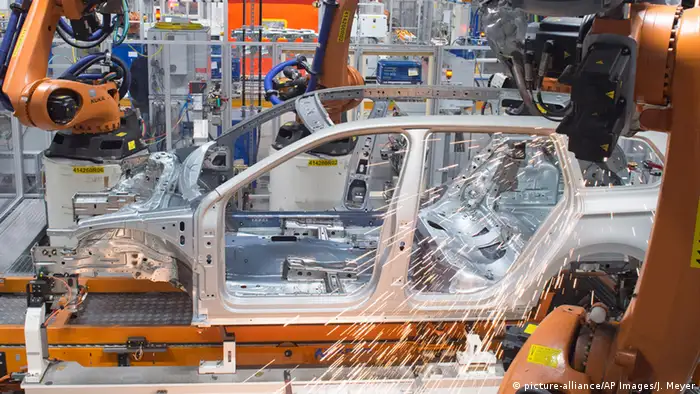 BdT Deutschland Produktion Volkswagen in Zwickau 26.01.2015