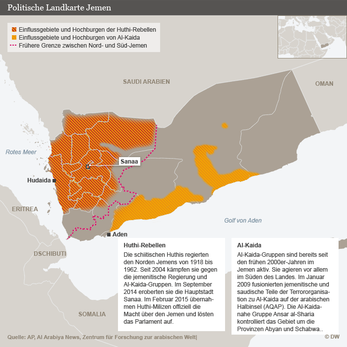 Sanktionen Gegen Die Neuen Herren Im Jemen Aktuell Welt Dw 15 02 2015