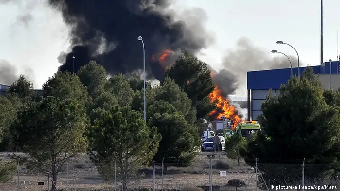 Flugzeugabsturz in Spanien