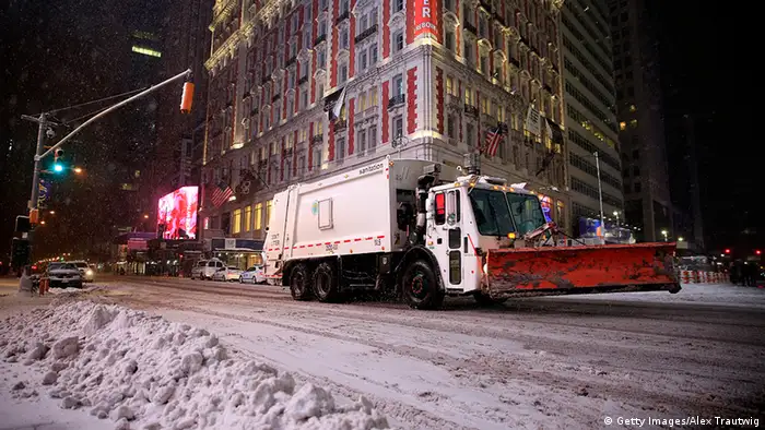 USA New York Blizzard Schnee Wetter